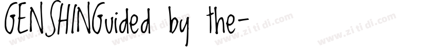 GENSHINGuided by the字体转换